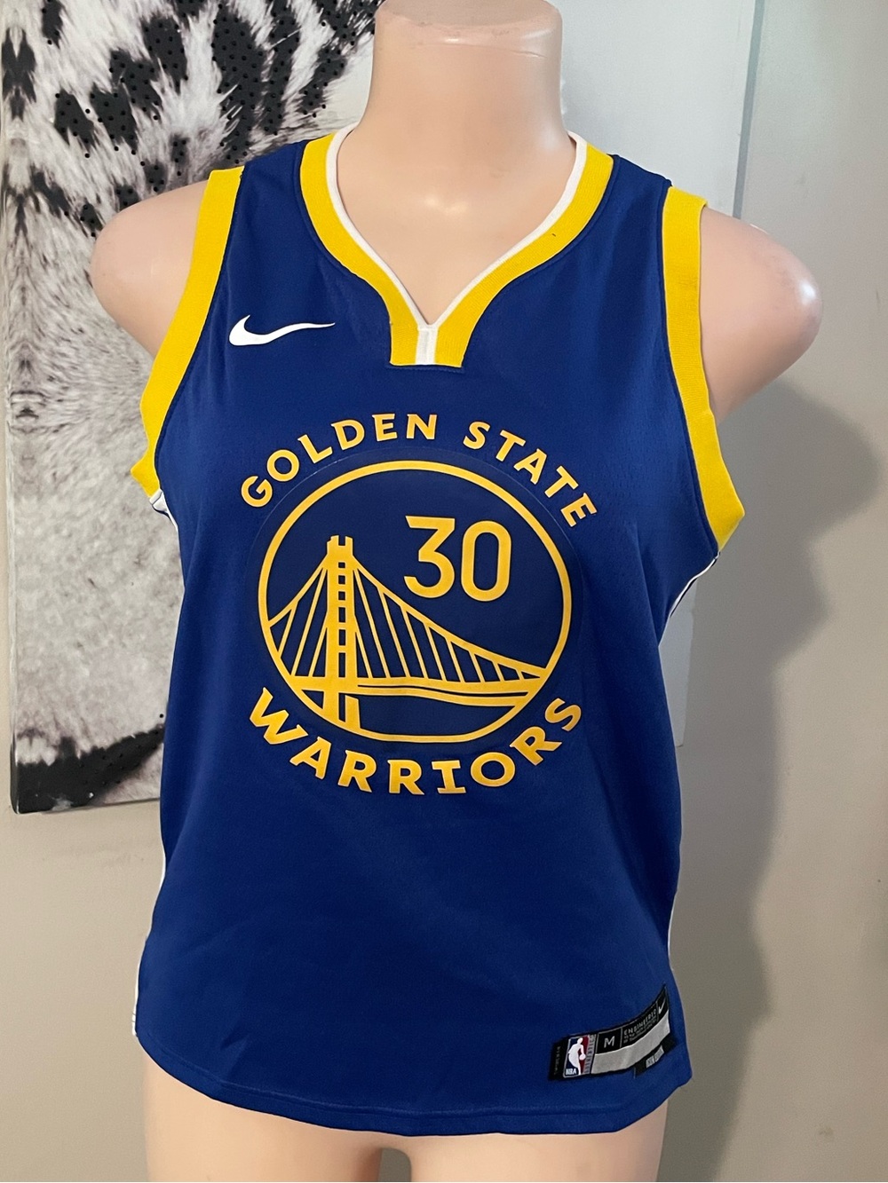 Nike Golden State Warriors #30 Curry Basketball Jersey Shirt top Medium